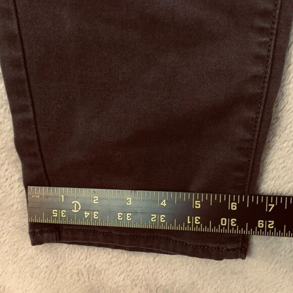 Eddie Bauer Womens Jeans Size 12 Black Denim Slightly Curvy Slim Straight Casual - Picture 3 of 12